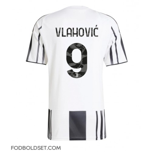 Juventus Dusan Vlahovic #9 Hjemmebanetrøje 2025-26 Kortærmet